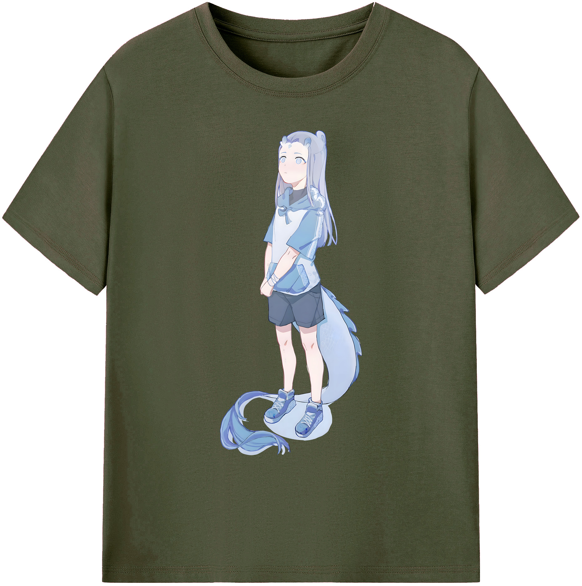 （画像用） Ne Zha 2 ナタ 魔童の大暴れ 綿100％ メンズ半袖Tシャツ｜肌触りやわらか＆通気性
